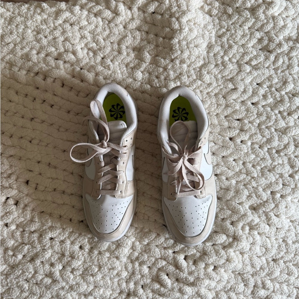 Women’s Nike cream dunks